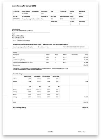 Lohnabrechnung selbst machen Schritt für Schritt Anleitung Sieu Thi