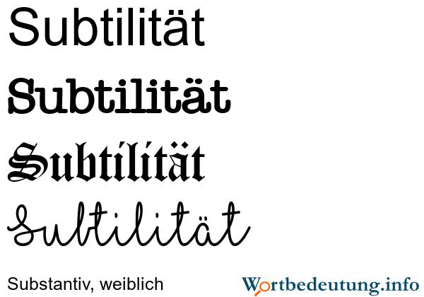 Subtil Definition Bedeutung Und Beispiele F R Subtile Verbindungen