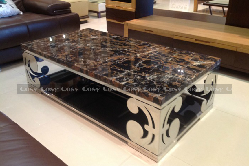 ban-tra-dep-cho-phong-khach-02 Bàn trà chất liệu đá sang trọng cho không gian