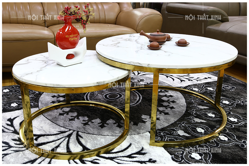 bàn trà đẹp cho phòng khách nhỏ