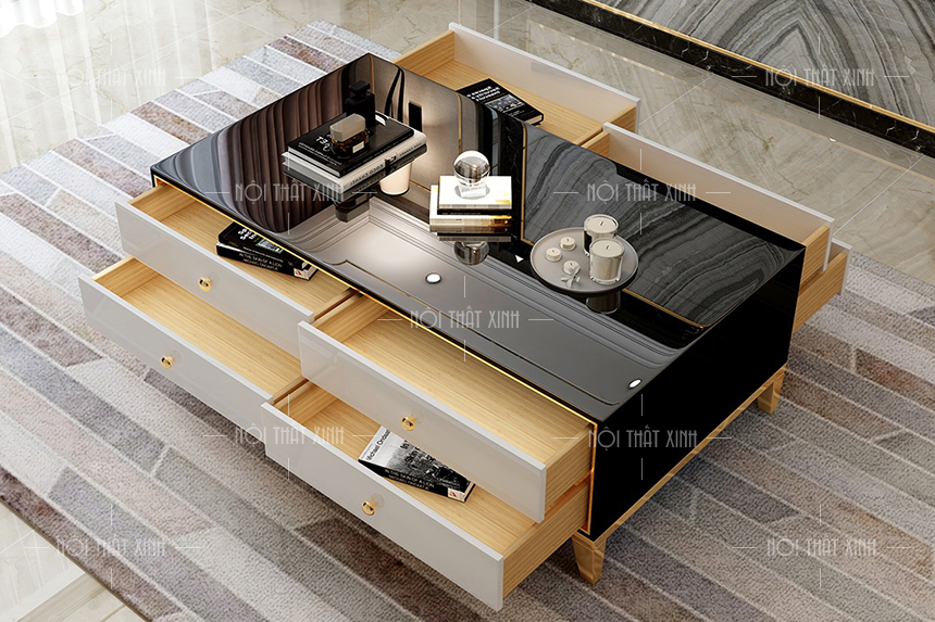 bàn trà gỗ hiện đại