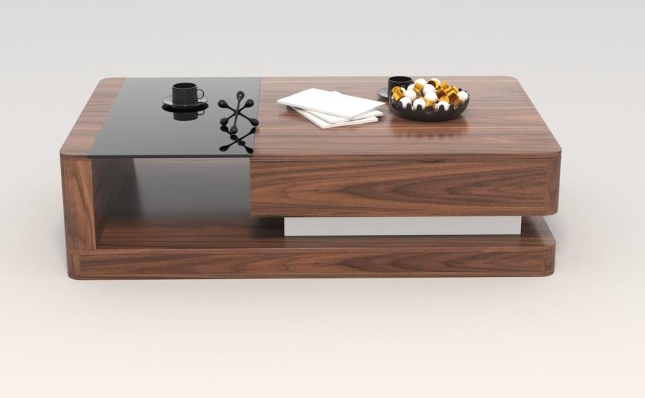 bàn trà gỗ hiện đại