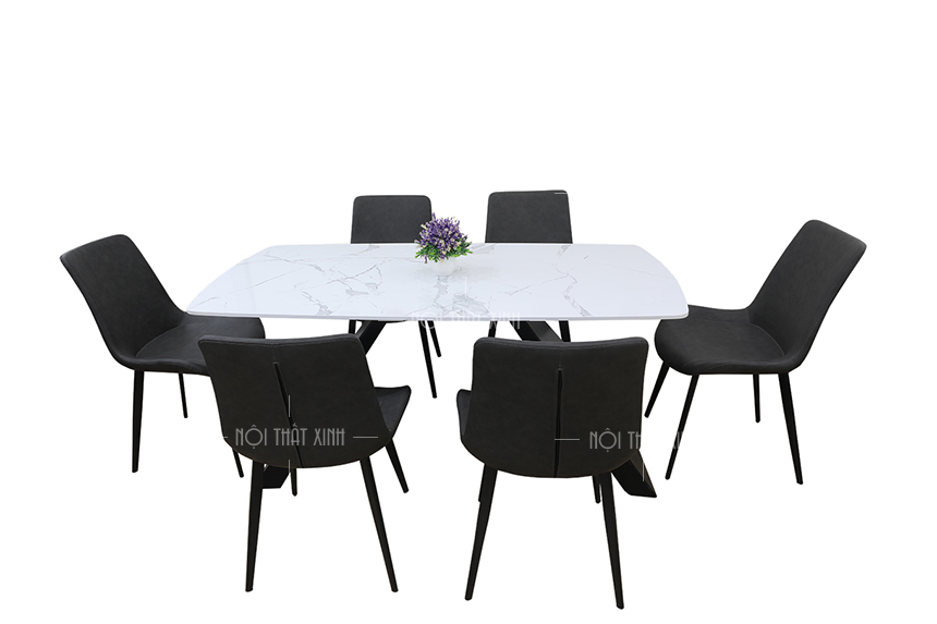 bo-ban-an-mat-da-dep-3 bộ bàn ăn mặt đá đẹp