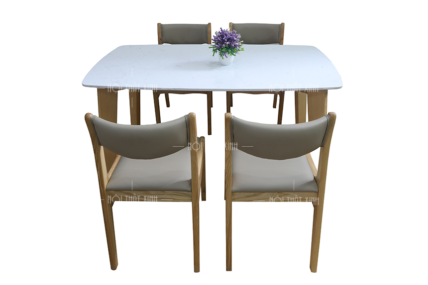 bộ bàn ghế ăn cơm nhỏ gọn