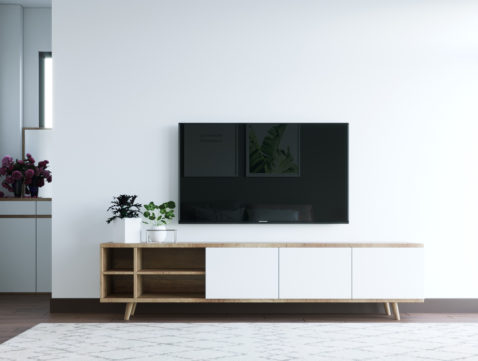 cac-mau-ke-tivi-dep-bang-go-don-gian-1-1 các mẫu kệ tivi đẹp bằng gỗ đơn giản