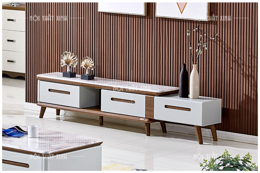 Chiều cao tiêu chuẩn kệ tv phòng khách