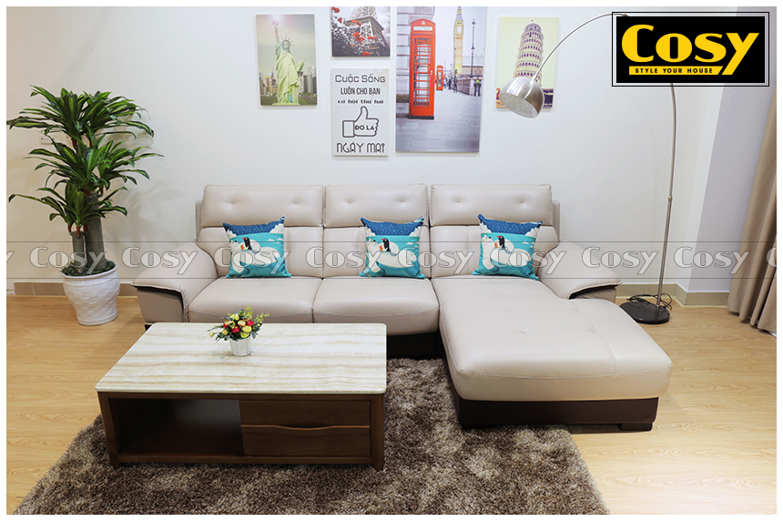 bộ sofa da cao cấp