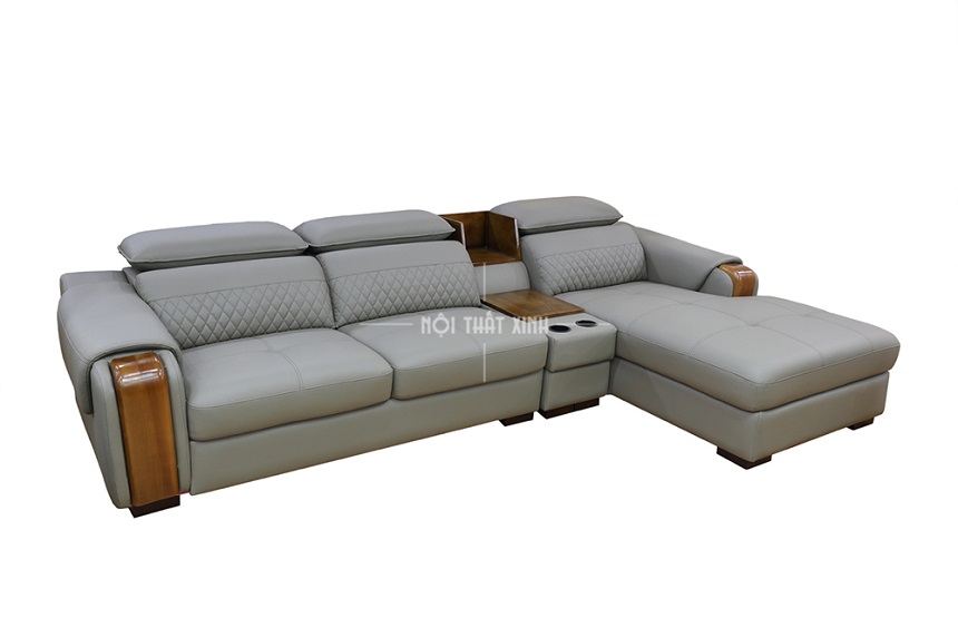 sofa góc chân gỗ