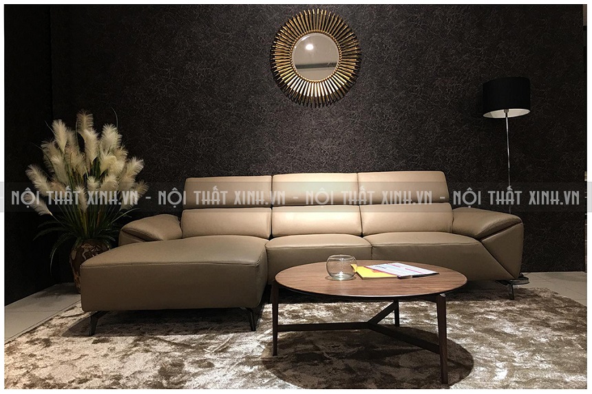 ghế sofa góc da bò nhập khẩu