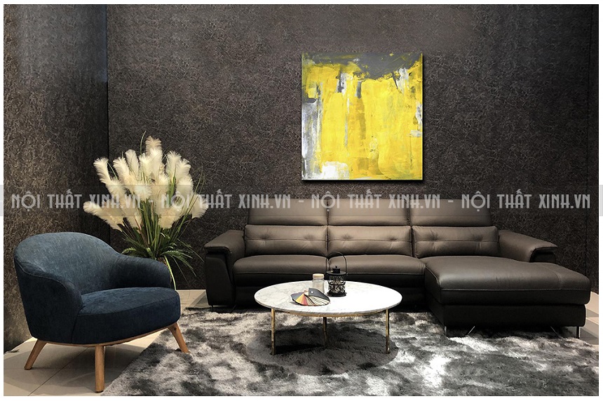 ghế sofa góc da bò nhập khẩu