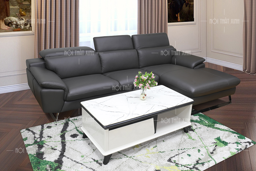 ghe-sofa-goc-mau-xam-den-1 ghế sofa góc màu xám đen