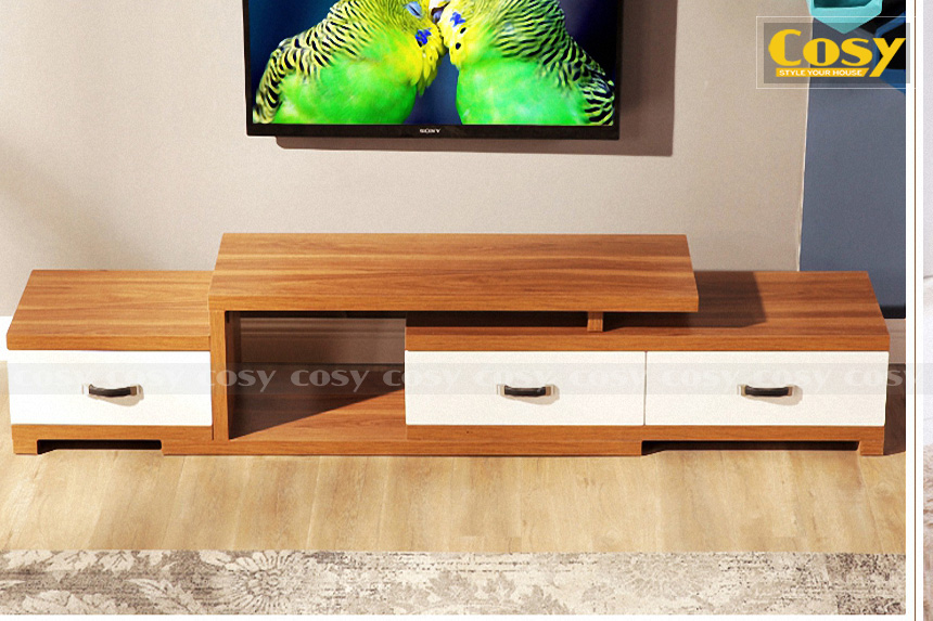 Mẫu kệ tivi gỗ phòng khách