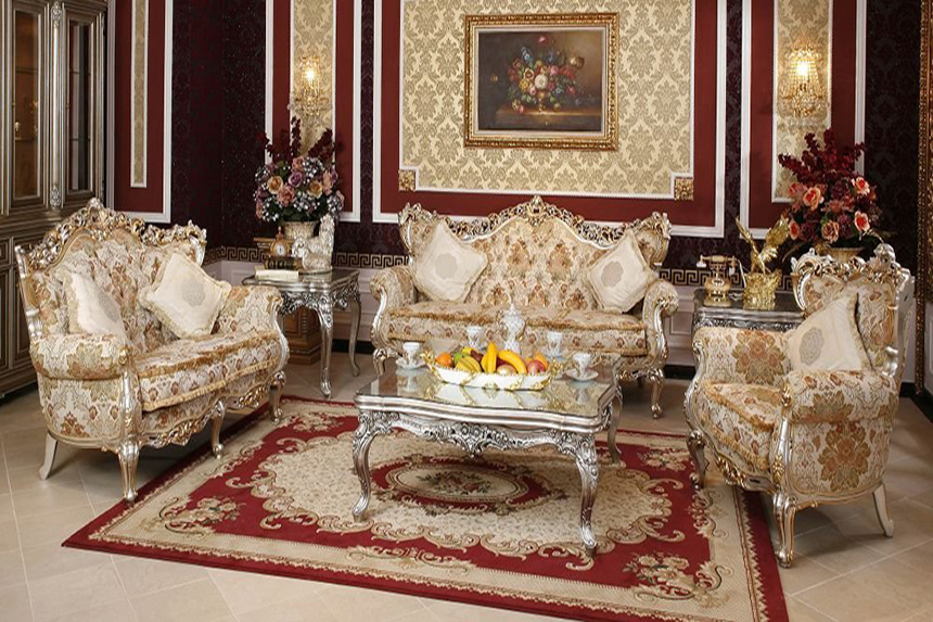 ket-hop-bo-ghe-sofa-voi-tham-trai-san-02 Ghế sofa với thảm trải sàn theo phong cách cổ điển cuốn hút