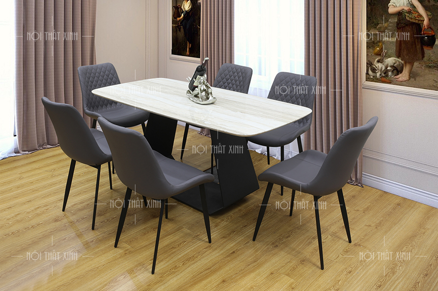 chất liệu làm khung bàn ăn