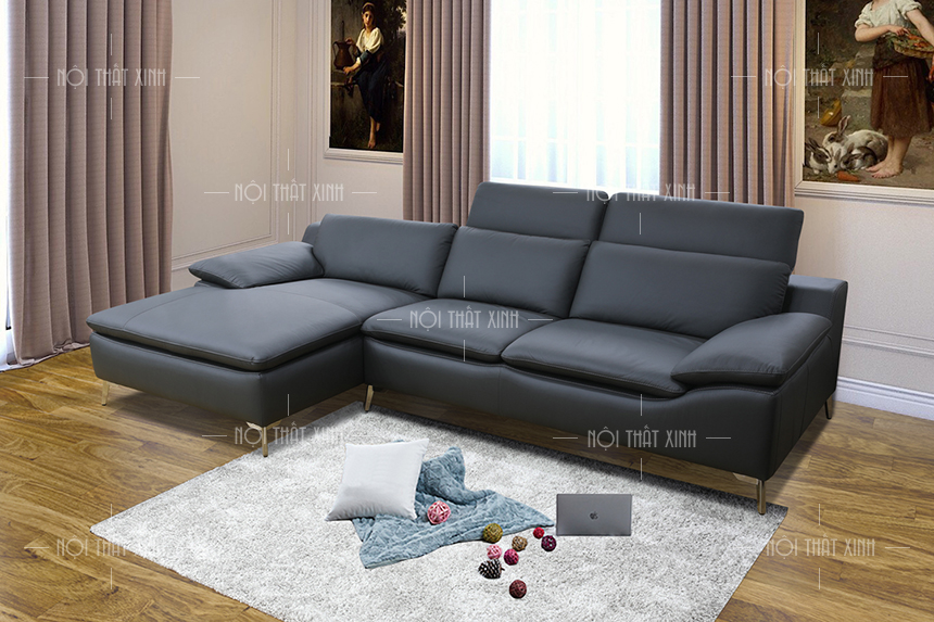 mau-ghe-sofa-goc-dep-bang-da-va-vai-ni-cho-phong-khach-1 mẫu sofa góc đẹp bằng da và vải nỉ
