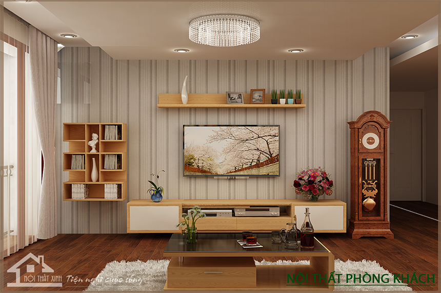 mau-ke-go-tivi-4 mẫu kệ gỗ tivi