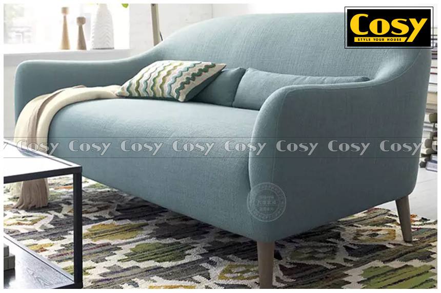 sofa màu xanh
