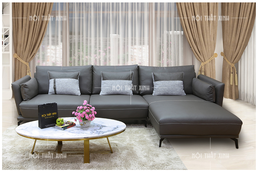 sofa da góc đẹp