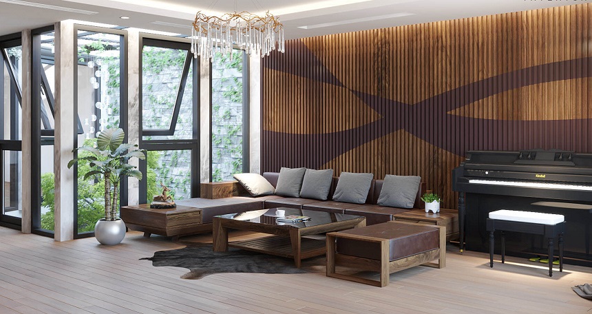 sofa-go-dem-da-3 sofa gỗ đệm da