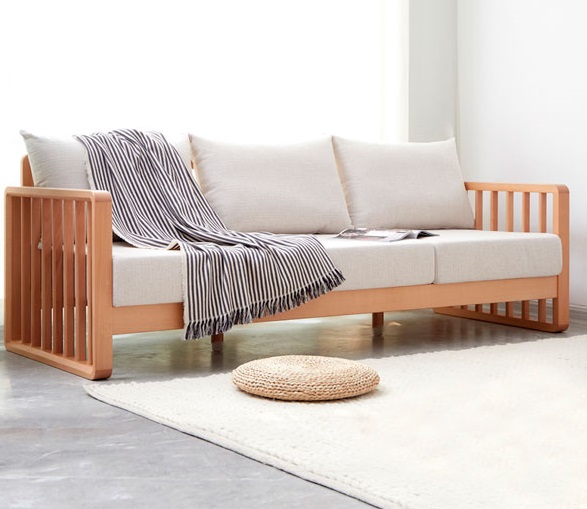 sofa gỗ Sồi Nga hiện đại