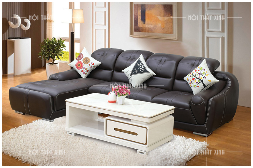 sofa-goc-da-mau-den-sang-trong-dang-cap-cho-khong-gian-6 sofa góc da nhập khẩu