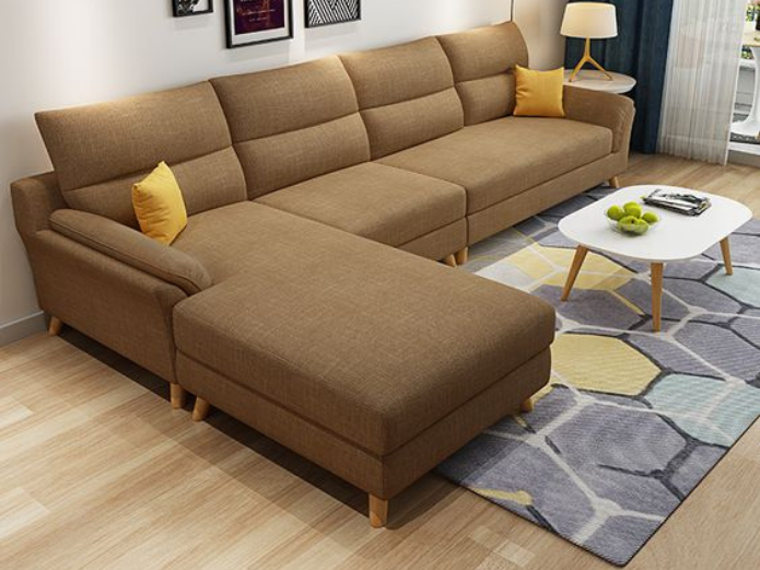 sofa-ni-mau-nau-1 sofa nỉ màu nâu