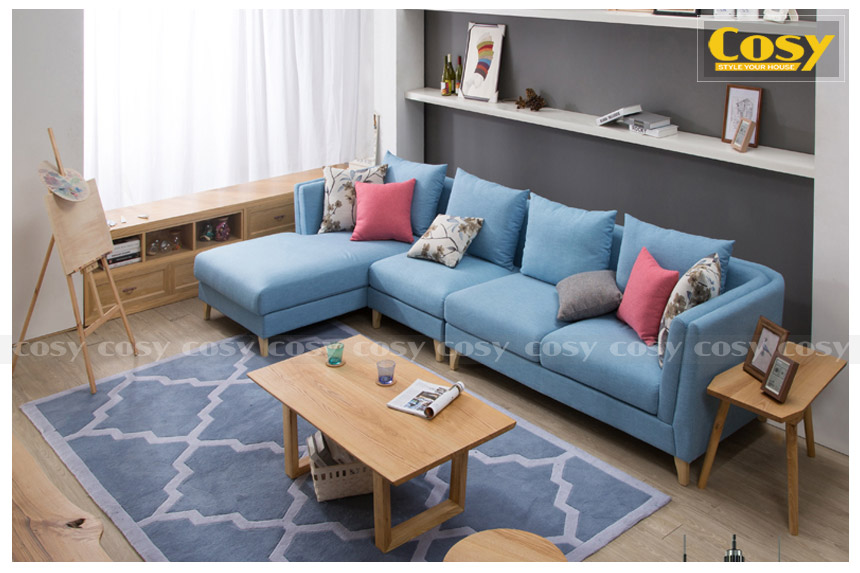sofa màu xanh đẹp