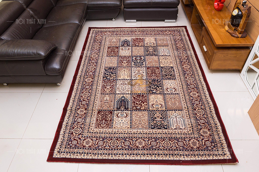 thảm trải sàn hoa văn