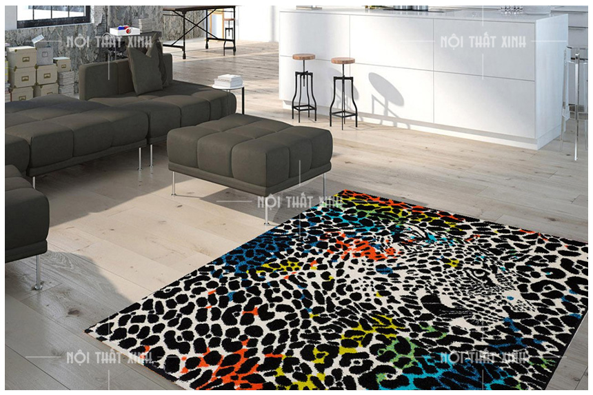 thảm trải sàn hoa văn