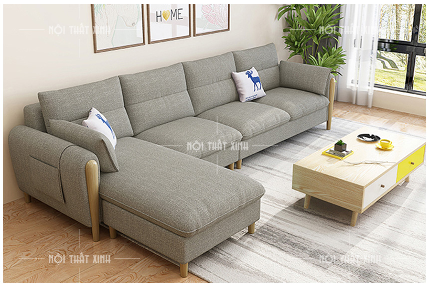 thiết kế ghế sofa góc