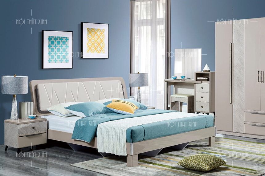 giường phòng ngủ đẹp thiết kế hiện đại, sang trọng