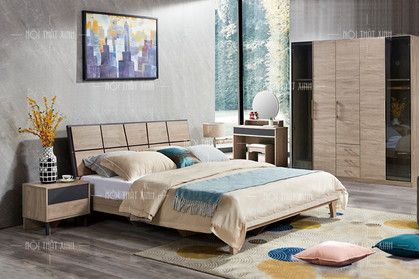 giường phòng ngủ đẹp thiết kế hiện đại, sang trọng