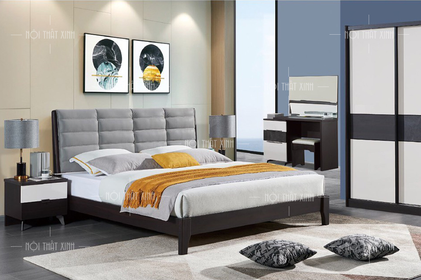 giường phòng ngủ đẹp thiết kế hiện đại, sang trọng