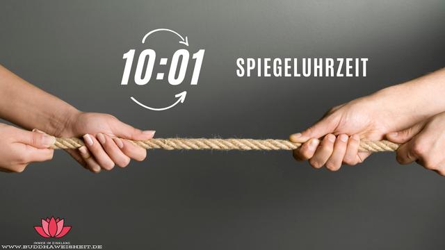 Spiegeluhrzeit 10:01: Konzentriere dich auf dich selbst!