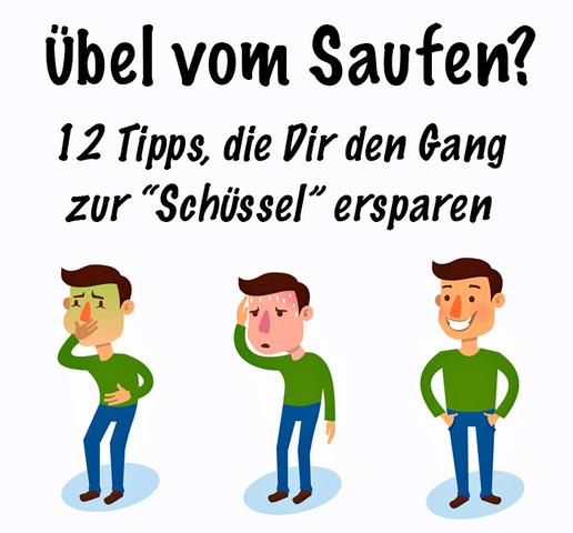 Natürliche Methoden zur Linderung von Übelkeit bei einem Kater