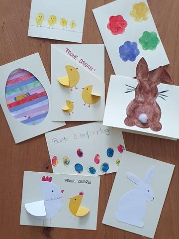 Osterkarten selber basteln: 7 einfache Ideen mit Anleitungen und Vorlagen