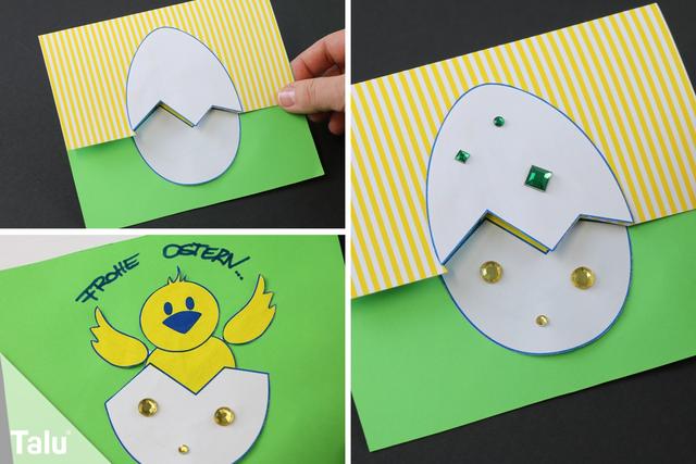 Osterkarten selber basteln: 7 einfache Ideen mit Anleitungen und Vorlagen