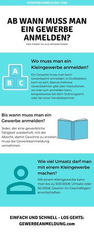 Wann ist die Anmeldung eines Kleingewerbes erforderlich? Wann ist die Anmeldung eines Kleingewerbes erforderlich?