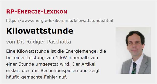 Der Begriff "Megawattstunde" einfach erklärt Der Begriff "Megawattstunde" einfach erklärt
