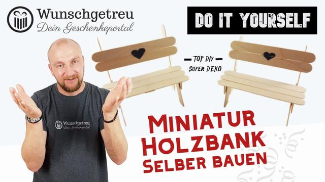 Schöne Bastelanleitung für eine selbstgebaute Wichtelbank Schöne Bastelanleitung für eine selbstgebaute Wichtelbank