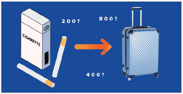 Einfuhrbestimmungen: Anzahl der erlaubten Zigaretten bei der Einreise nach Deutschland Einfuhrbestimmungen: Anzahl der erlaubten Zigaretten bei der Einreise nach Deutschland