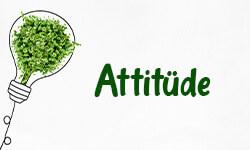 Beispiele für die Verwendung von Attitüde Beispiele für die Verwendung von Attitüde