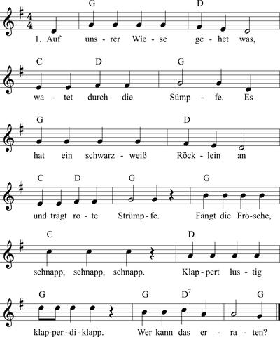 Klapperstorch oder Störchin? Errate, wer auf unserer Wiese herumgeht! Klapperstorch oder Störchin? Errate, wer auf unserer Wiese herumgeht!