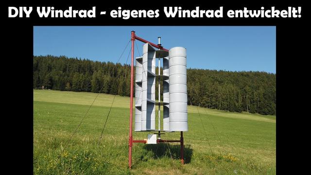 Bauanleitung für den Bau eines vertikalen Windrads Einfache DIY