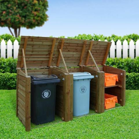 Mülltonnenversteck DIY: So bauen Sie Ihre eigene Mülltonnenbox Mülltonnenversteck DIY: So bauen Sie Ihre eigene Mülltonnenbox