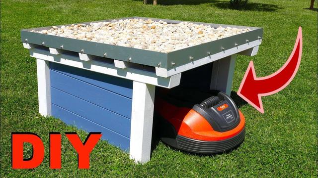 So baust du deine eigene Garage für den Mähroboter So baust du deine eigene Garage für den Mähroboter