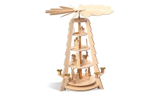 Basteln Sie Ihre eigene Weihnachtspyramide - eine Anleitung