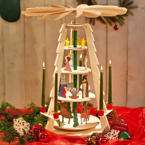 Eine Anleitung zum Bau einer Weihnachtspyramide