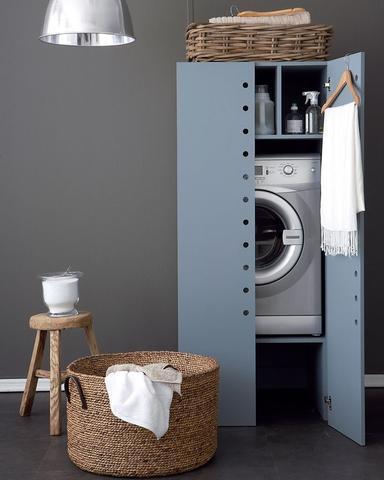 Selbstgemachter Schrank für Waschmaschine und Trockner - eine Anleitung Selbstgemachter Schrank für Waschmaschine und Trockner - eine Anleitung