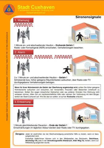Sirenensignale und ihre Bedeutung bei Katastrophen